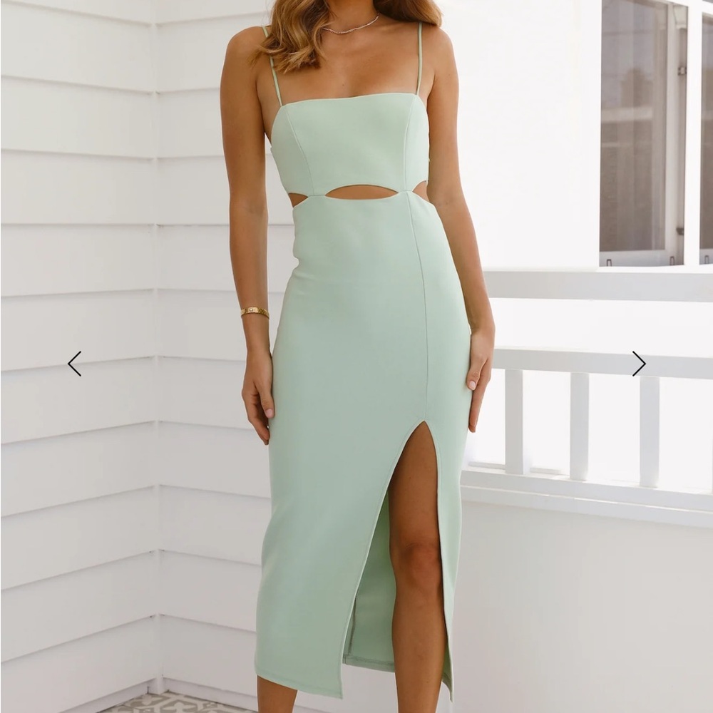 HelloMolly Swerve Through Midi Dress